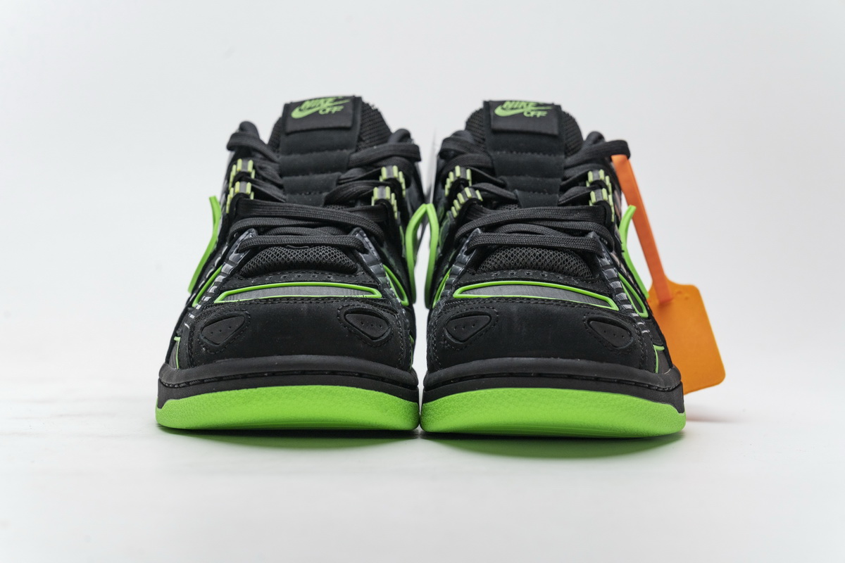 Cu6015 001 Off White X Nike Air Rubber Dunk Green Strike 6 - www.kickbulk.co